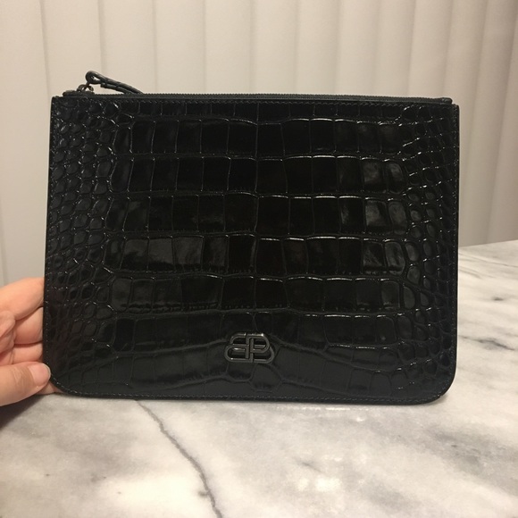 balenciaga wristlet